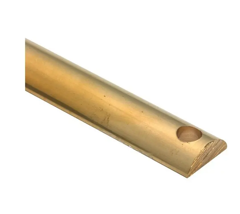 Uitverkoop Losse krukespagnoletstang 6x16x1400mm messing antiek