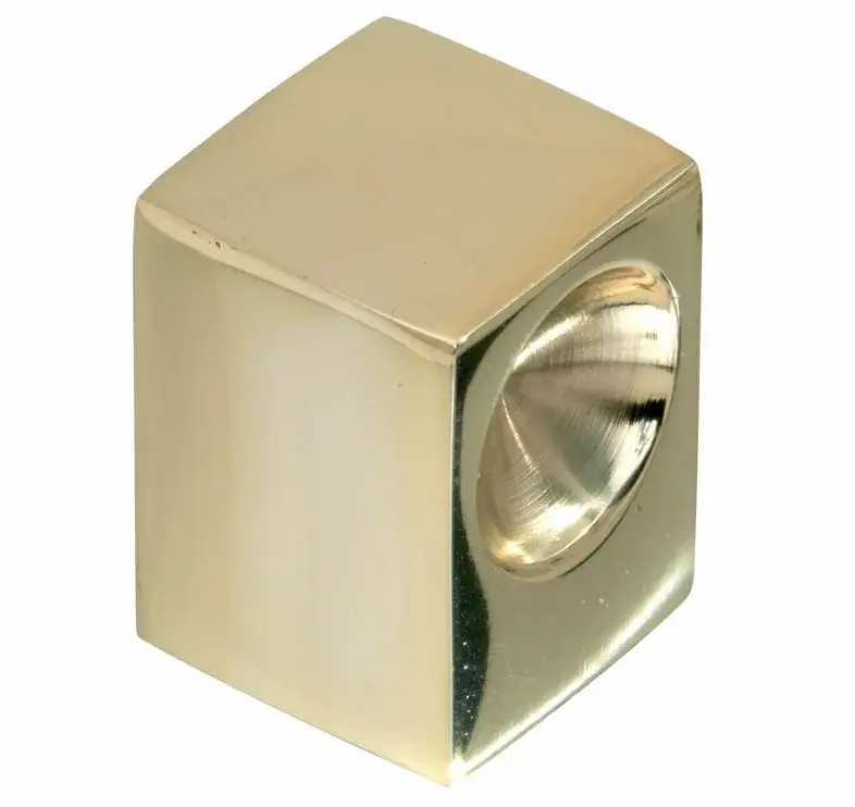 Meubelknop Karé 20mm messing ongelakt Must-Have