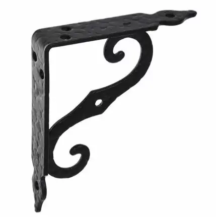 Beste Prijs Plankdrager Bewerkt 200×150 mm mat zwart