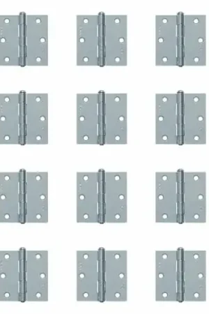 Flitsaanbieding AXA ongelagerd scharnier 76x76x2 met rechte hoeken promopack 10+2 gratis
