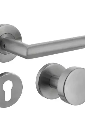 Aanbieding Intersteel wisselgarnituur rechts Jura op rozet rvs