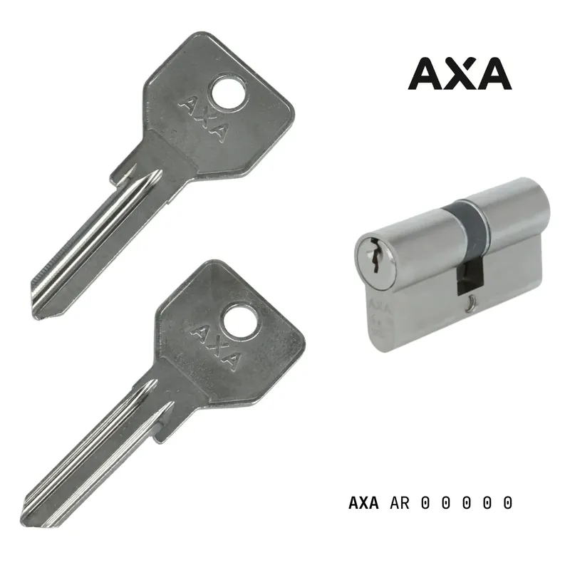 Extra sleutel voor AXA veiligheidsprofielcilinders Security SKG2 Snelle Levering