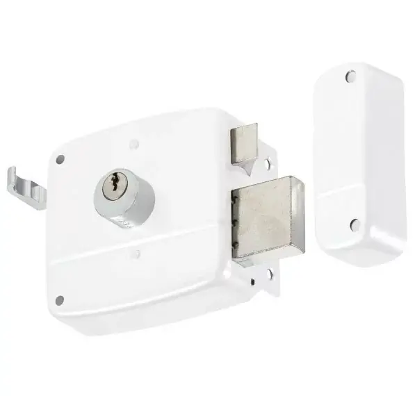 Oplegdeurslot 7490 DIN links wit gelakt Korting
