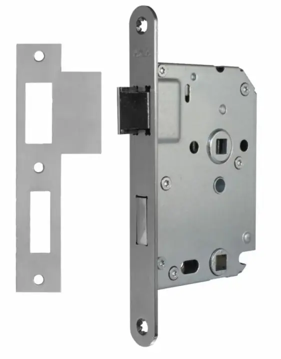 Must-Have AXA toilet-badkamerslot WC63/8 met rvs voorplaat