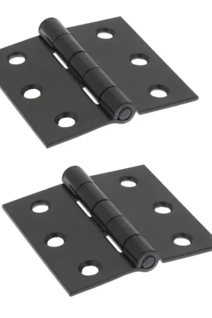 Superprijs Starx scharnier vierkant model met losse pen 63 x 63 mm zwart