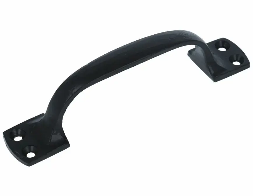 Beperkte Voorraad Vaste handgreep ijzer zwart 13,4 x 2,5 cm