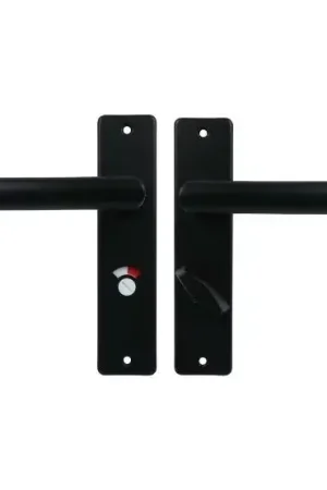 Betrouwbaar Ami Kortschild WC63/8 Met Deurklink L-model type 374 aluminium zwart
