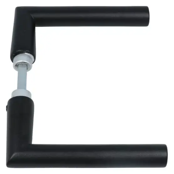 Ami deurklink, L-model type 374 aluminium zwart Actieprijs