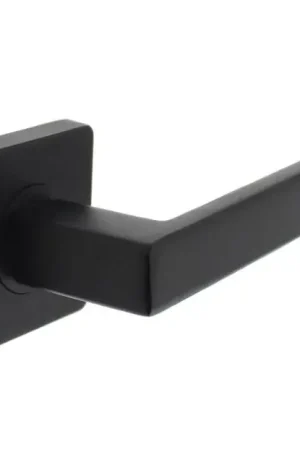 Alleen Vandaag Intersteel deurklink Hera op vierkant rozet mat zwart