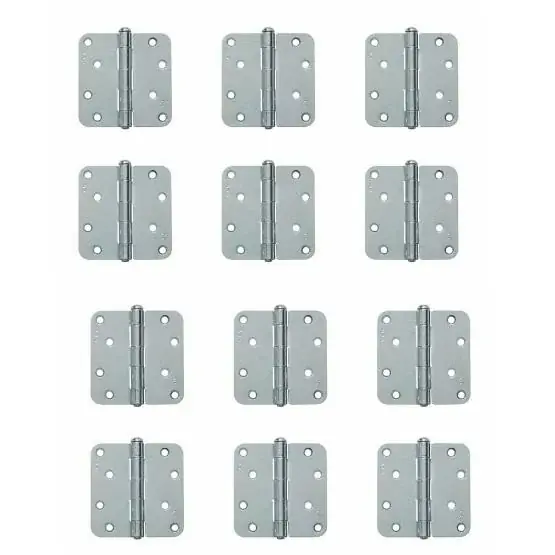 AXA scharnier 89x89x2 met afgeronde hoeken 1105 promopack 10+2 gratis Hete Deal