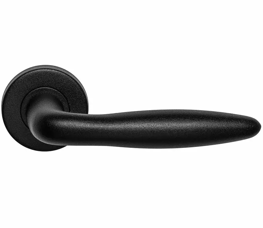 Deurklink Sigaar op rozet rvs/zwart Koop Online