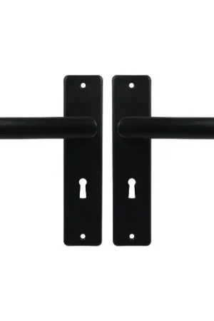 Express Levering Ami Kortschild SL56 Met Deurklink L-model type 374 aluminium zwart