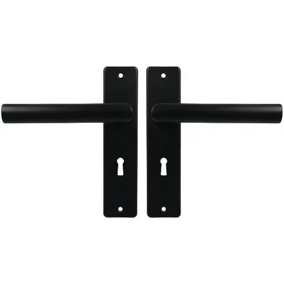 Express Levering Ami Kortschild SL56 Met Deurklink L-model type 374 aluminium zwart