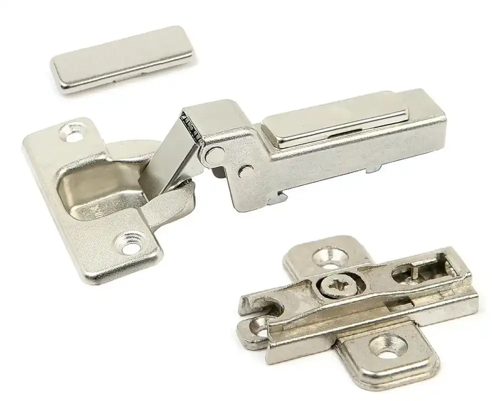 Tijdelijk Beschikbaar Potscharnier push-to-open Mesuco 143 half opdek opschroefbaar 48 mm
