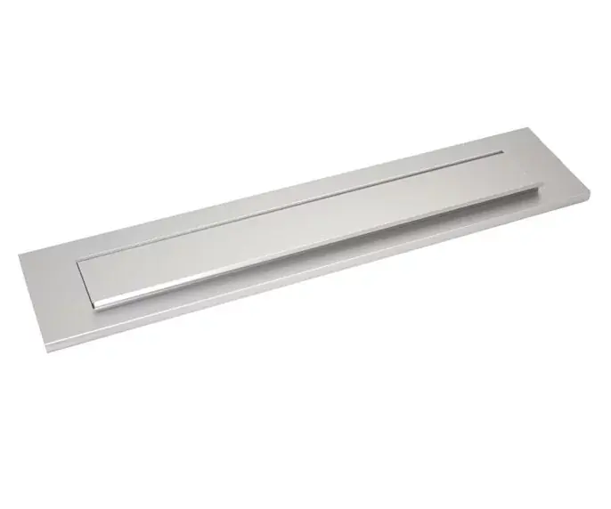 Goedkoop S2 briefplaat aluminium F71 – gepolijst rechthoekig