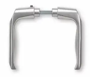 Koop Vandaag Buva deurklink LF-LINE 126 mm aluminium F1