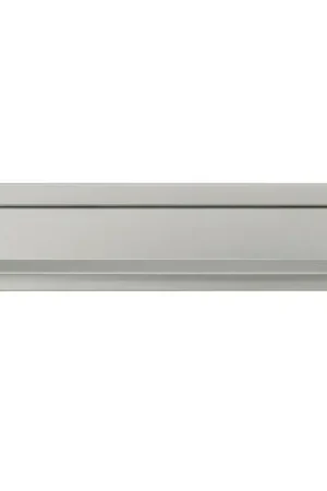 Gecertificeerd Buva briefplaat met Valklep 338 x 73 mm aluminium F1-mat