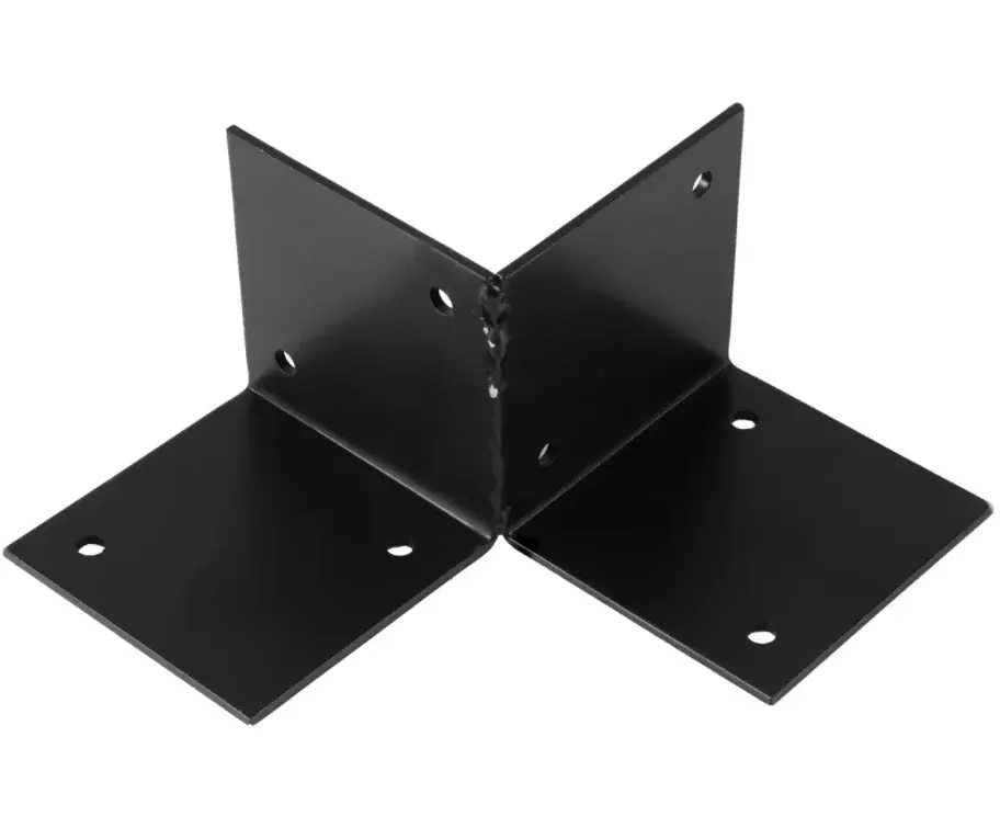 Starx paalverbinder type-SBO 70×70 mm zwart Finale Uitverkoop