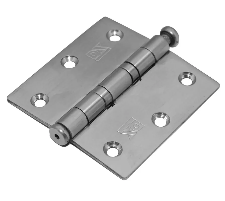 Nu Kopen DX Kogellagerscharnier 76×76 mm rechte hoek losse pen rvs