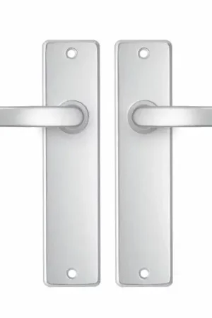 AXA basic schild blind met deurklink blok aluminium F1 Nu Kopen