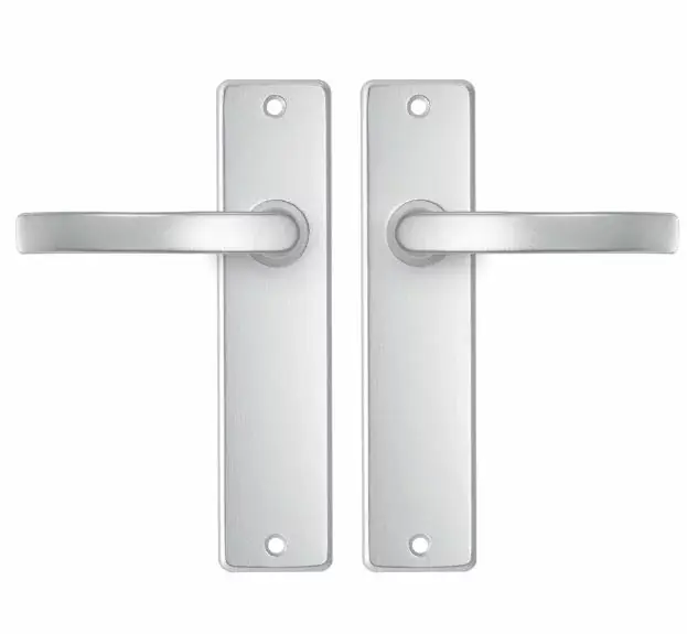 AXA basic schild blind met deurklink blok aluminium F1 Nu Kopen