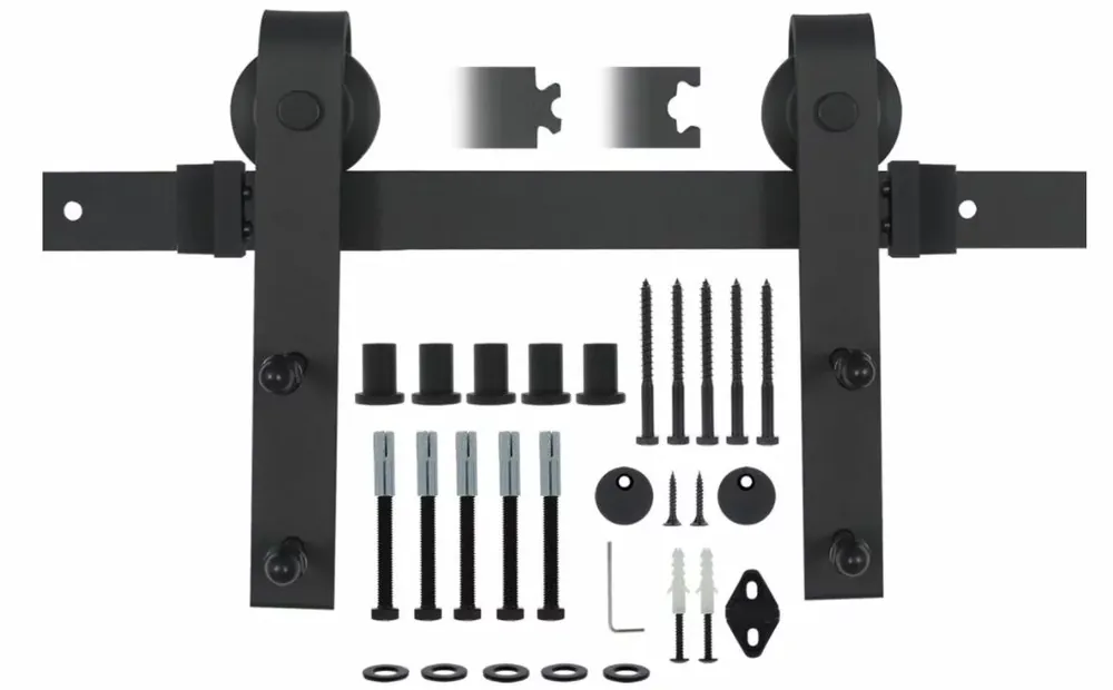 Actieprijs Starx Schuifdeur Systeem Retro mat zwart 2 Meter