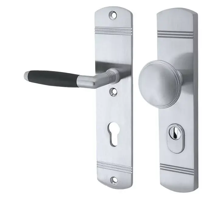 Beperkte Voorraad SKG3 PC72 knop/kruk op schild Ton links + kerntrekbeveiliging mat chroom