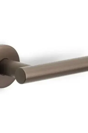 Alleen Vandaag Deurklink BASICS LBVII-19 op ronde rozet donker brons