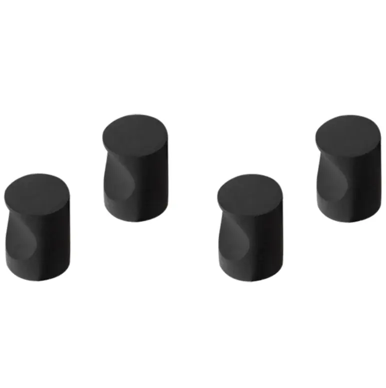 Bestel Nu Differnz meubelknop cilinder 12 mm mat zwart 4 stuks
