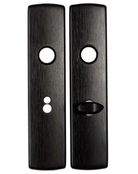 Gereduceerde Prijs AXA Curve klik schild WC63/8 aluminium zwart