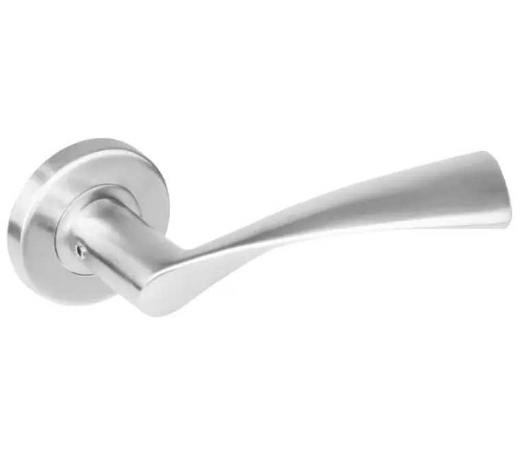 Exclusieve Aanbieding Intersteel deurklink Vlinder op rond rozet rvs