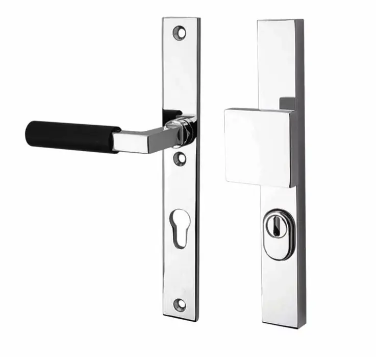SKG3 PC92 knop/kruk op smalschild Bauhaus ebben links + kerntrekbeveiliging glans chroom Koop Vandaag