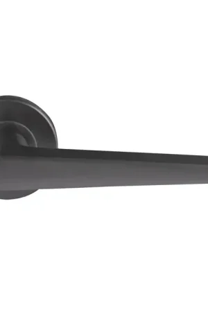 Speciale Aanbieding Differnz deurklink Rotterdam op rond rozet gunmetal