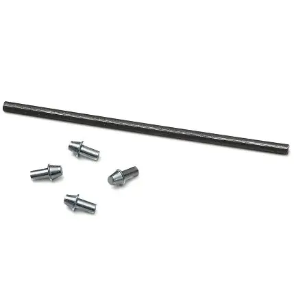 4 borgpinnen + stelpen voor Bommer scharnieren 150/175/200 mm Premium