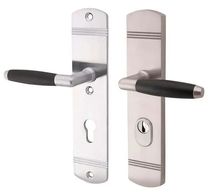 SKG3 PC92 kruk/kruk op schild Ton links + kerntrekbeveiliging mat nikkel/mat nikkel PVD Lage Kosten