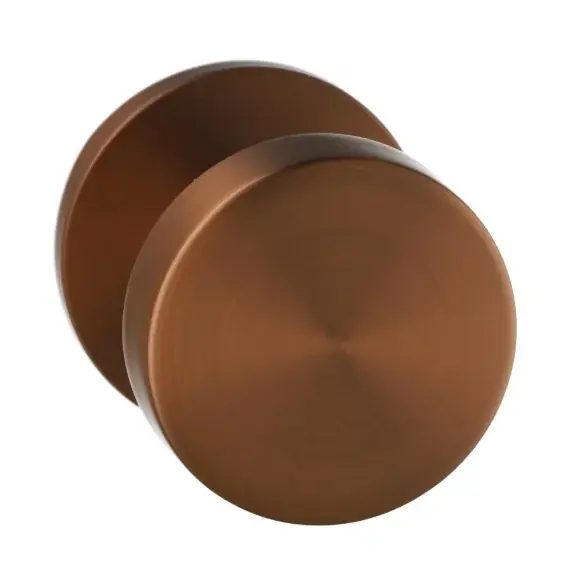 Vaste knop Permafix rond ø52x6mm PVD brons Express Levering