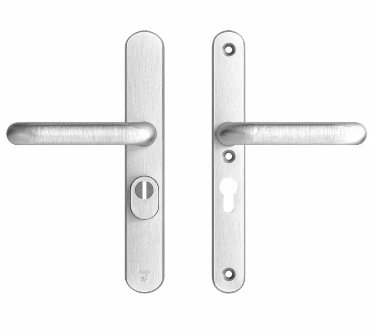 Speciale Aanbieding AXA Oval Plus smal veiligheidsbeslag PC55 SKG3 met kerntrekbeveiliging kruk/kruk geslepen F1