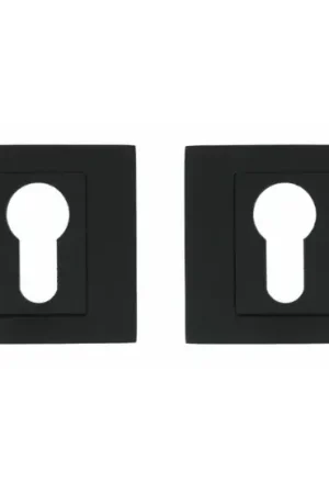 Uitverkoop 2 PC-Plaatjes vierkant 55x55x10 zwart