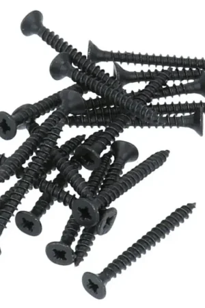 20 stuks zwarte schroeven pozy drive 3.0 x 30 mm Beperkt Aanbod