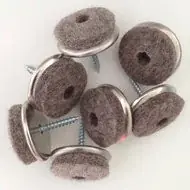 Laatste Versie Viltglijder Ø 30 mm met schroef