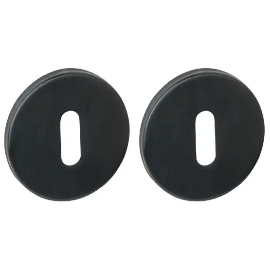 Intersteel sleutelrozetten verdekt ø52x6mm PVD zwart Laatste Versie