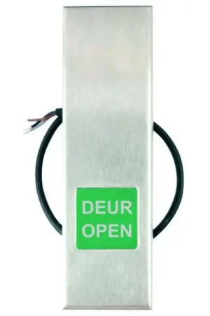 Betrouwbaar RVS elleboogschakelaar DEUR OPEN