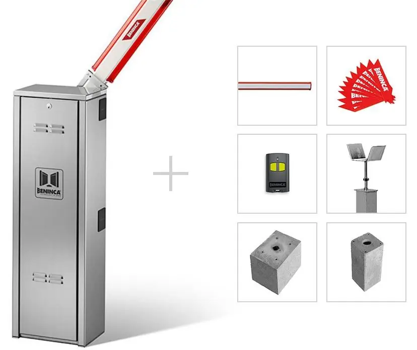 Slagboominstallatie Kit LADY4.I RVS Flitsaanbieding