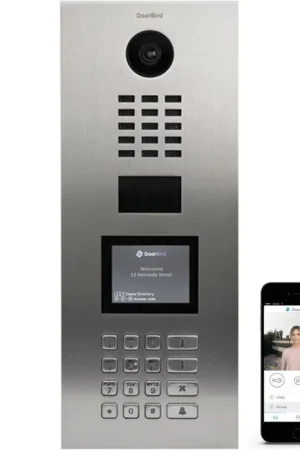 Beperkte Voorraad DoorBird IP videofoonset D21DKV RVS, display, codepaneel