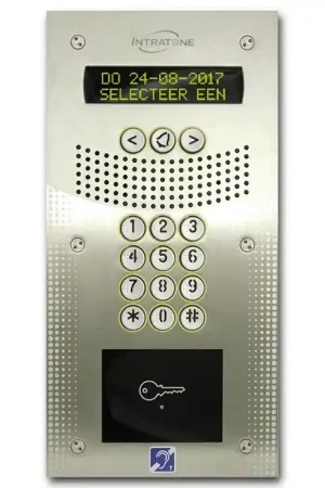 Video intercom GSM VISIO V4 RVS met display Betrouwbaar