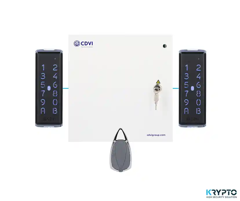 Finale Uitverkoop KIT ATRIUM KRYPTO A22K met 2x K4 lezer zwart en 10x MetalD Tag EV2