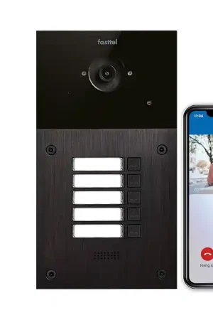 Snelle Levering Video intercom IP Fasttel FT600SIPVC-5, 5 drukknoppen