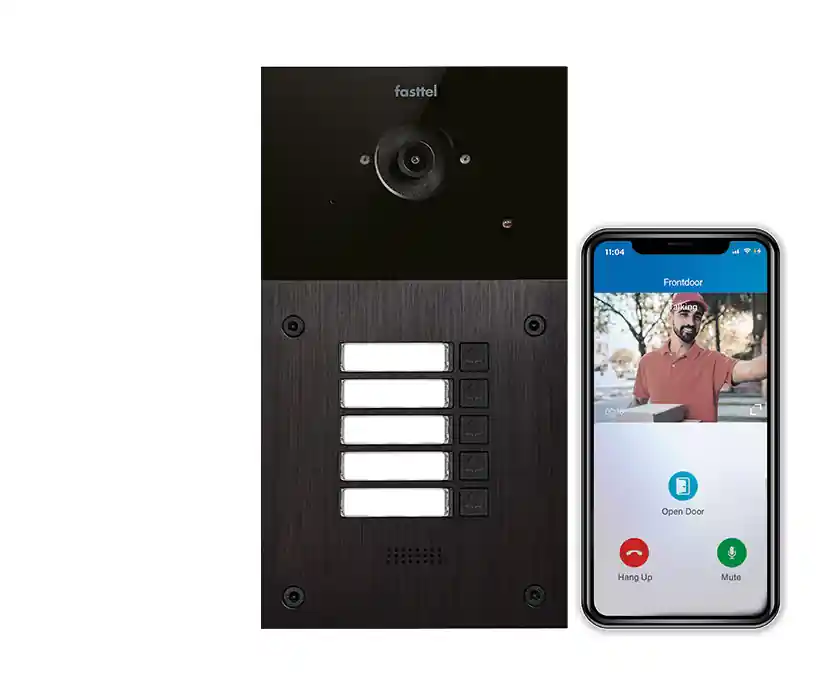 Snelle Levering Video intercom IP Fasttel FT600SIPVC-5, 5 drukknoppen
