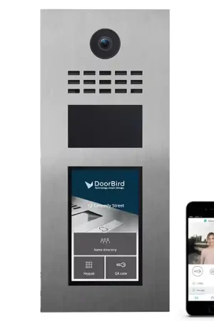 DoorBird IP videofoonset D31TDV RVS, display Exclusieve Aanbieding