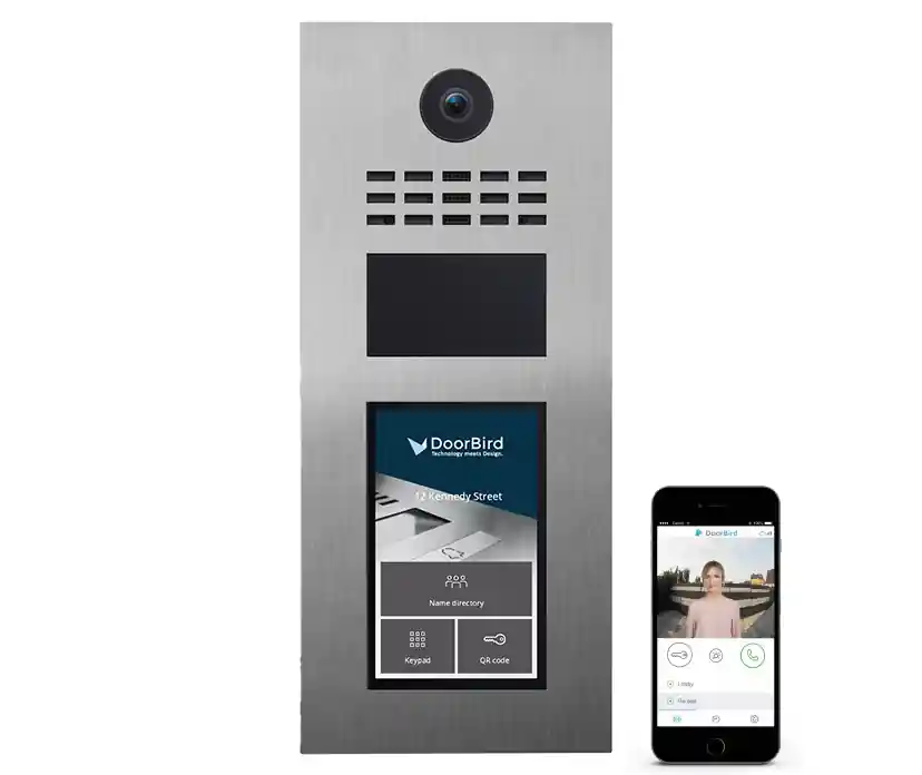 DoorBird IP videofoonset D31TDV RVS, display Exclusieve Aanbieding